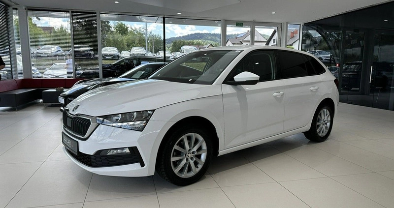 Skoda Scala cena 46900 przebieg: 170886, rok produkcji 2020 z Myślenice małe 781